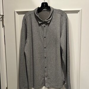 Vuori Gray Men's Dress Shirt